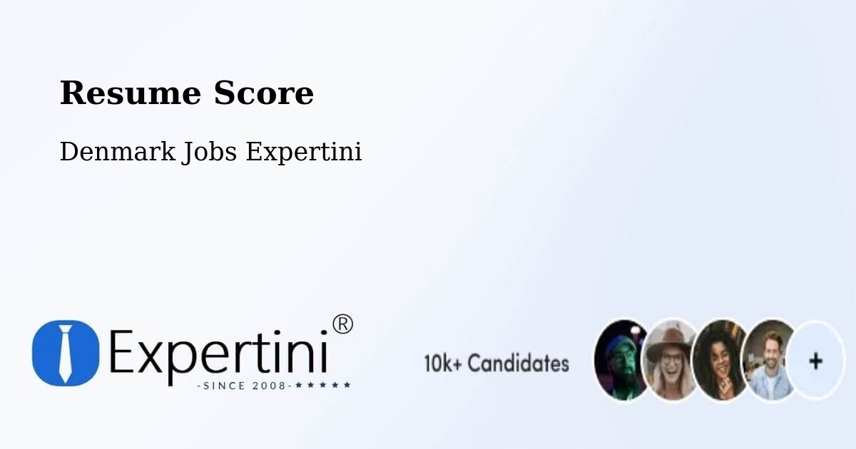 Resume Score & Job Description Match Tool – Måløv - Denmark Jobs Expertini